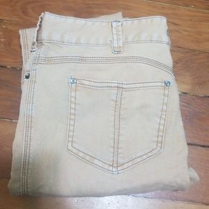 Free people tan jeans